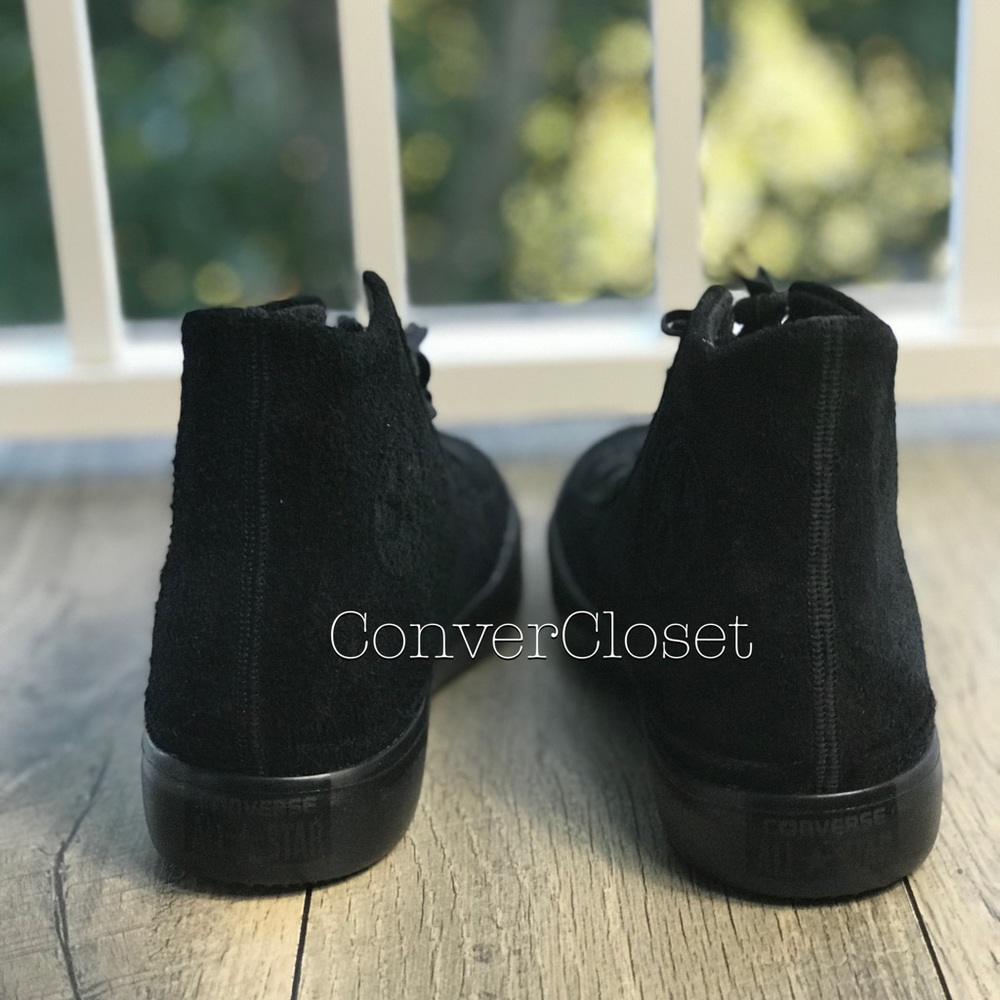 NWT Converse Ctas Modern HI Suede Black W AUTHENTI - Picture 5 of 8